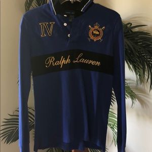 Blue authentic polo shirt